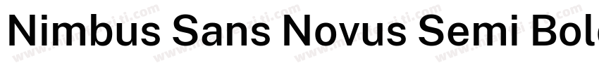 Nimbus Sans Novus Semi Bold字体转换